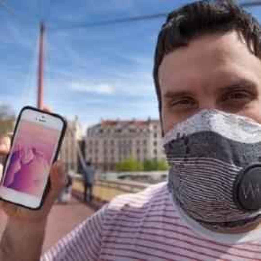 wair  sciarpa  anti  smog  app