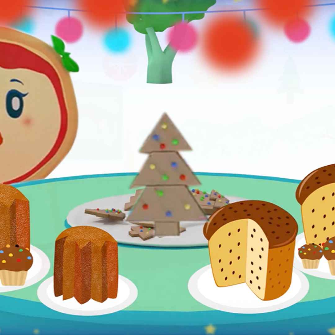 Canzoni Di Natale Per Bambini.Cartoni Animati Per Bambini La Canzone Di Natale Di Margherita Ed I Biscotti Natalizi