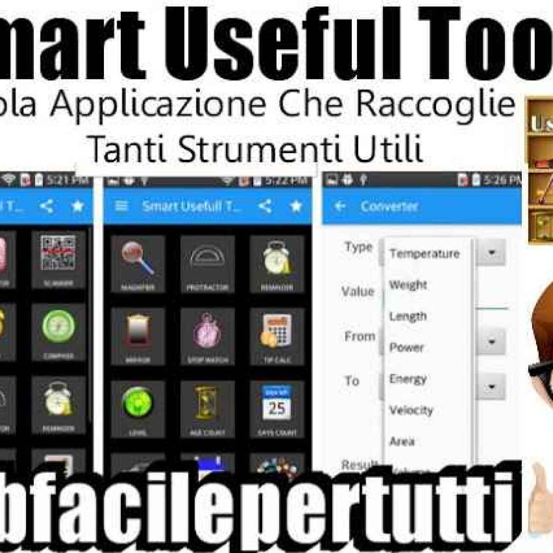 smart useful tool app android strumenti