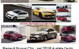 Nuova Clio l'auto straniera più immatricolata in Italia
