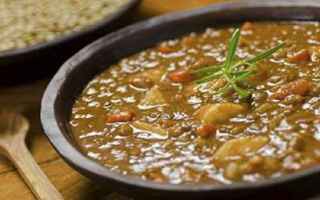 Ricette: zuppa proteica  zuppa farro e lenticchie