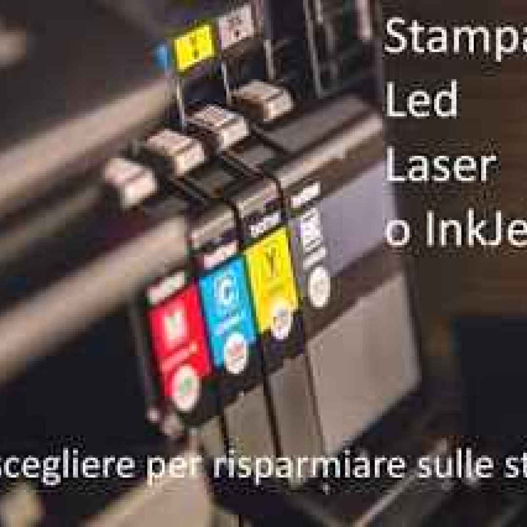 stampante  laser  inkjet  led  risparmio