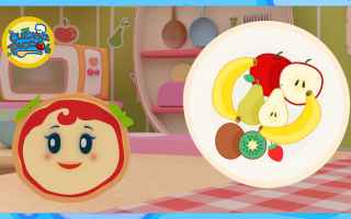 Arriva la nuova puntata del cartone animato per bambini di Margherita, la piccola cuoca! Quanta frut