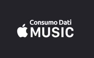 Apple: apple music  traffico dati  music