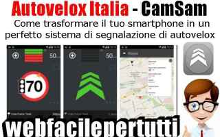 Automobili: autovelox italia  app  autovelox