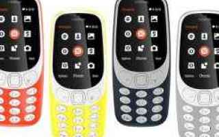 Il famoso Nokia 3310, cellulare indistruttibile e dalla batteria eterna, è tornato disponibile con 