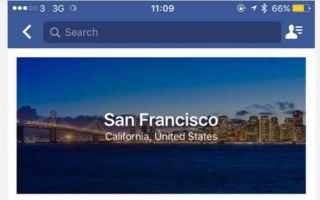 App: facebook  city guides  apps