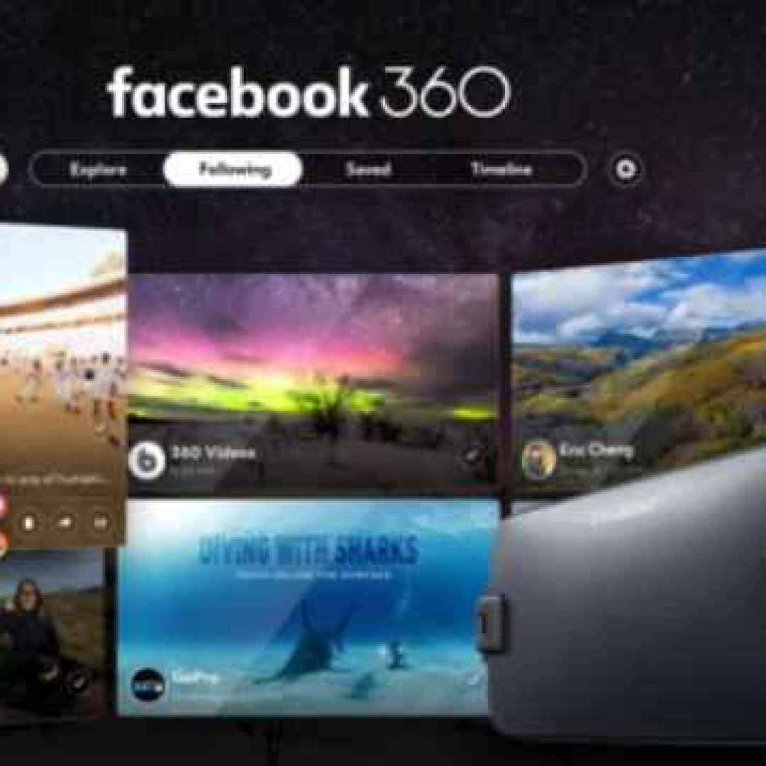 facebook 360  realtà virtuale  apps