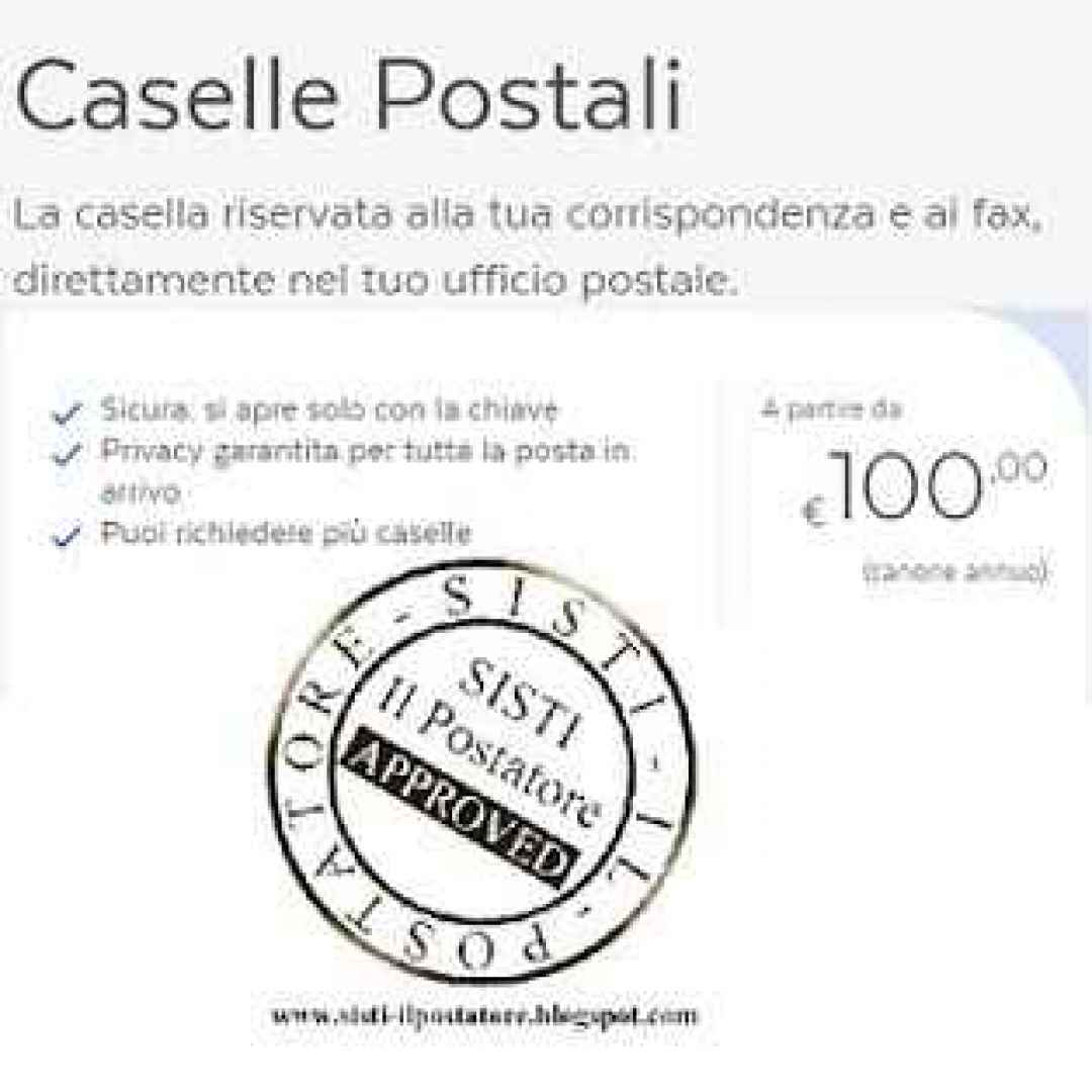 casella postale  servizi online