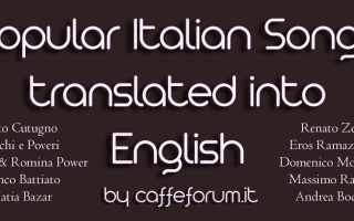 popular italian songs translations