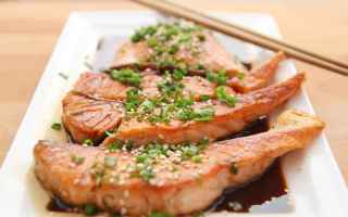 Ricette: salmone  sesamo  miele  ricetta