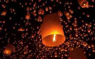 Salute: lanterne volanti  fontane luminose