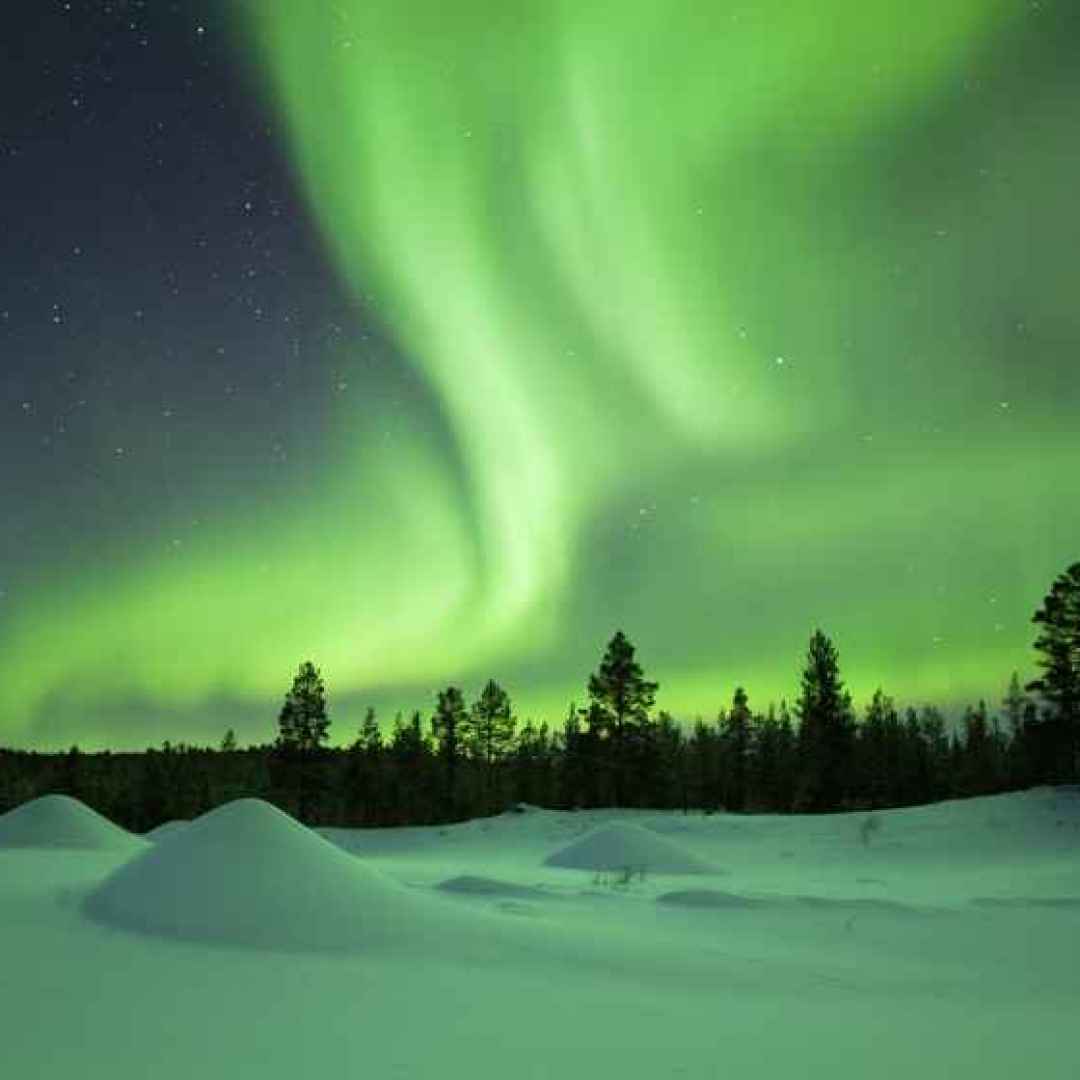 lapponia  viaggio  aurora boreale
