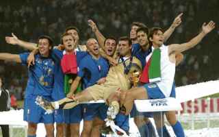 Nazionale: podio  materazzi  mondiale  italia
