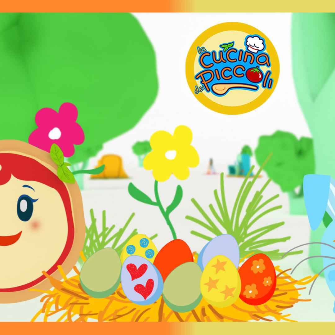 cartoni animati  bambini  uova di pasqua