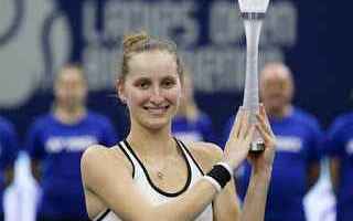 Tennis: tennis grand slam marketa vondrousova