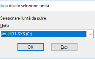 eliminare file inutili windows