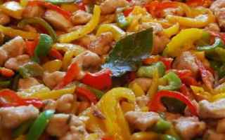 Ricette: cucina  pollo  peperoni