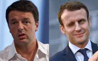 Politica: macron  le pen  renzi  elezioni  francia