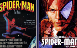 Cinema: spiderman  uomo ragno  film  anni 80