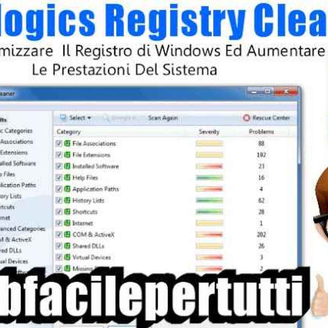 auslogics registry cleaner pc pulizia pc