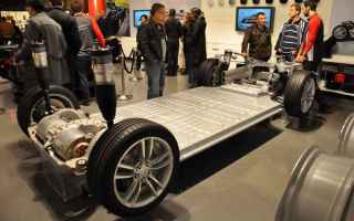 Automobili: batteria tesla tesla model s