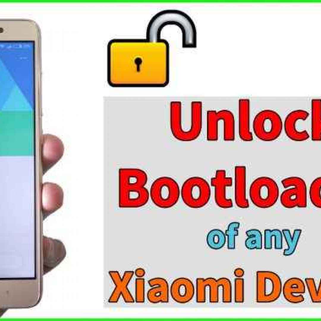 xiaomi smartphone  sblocco bootloader