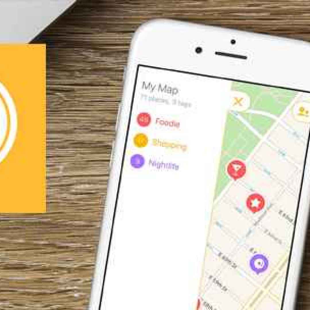 android iphone mappe luoghi locali posti