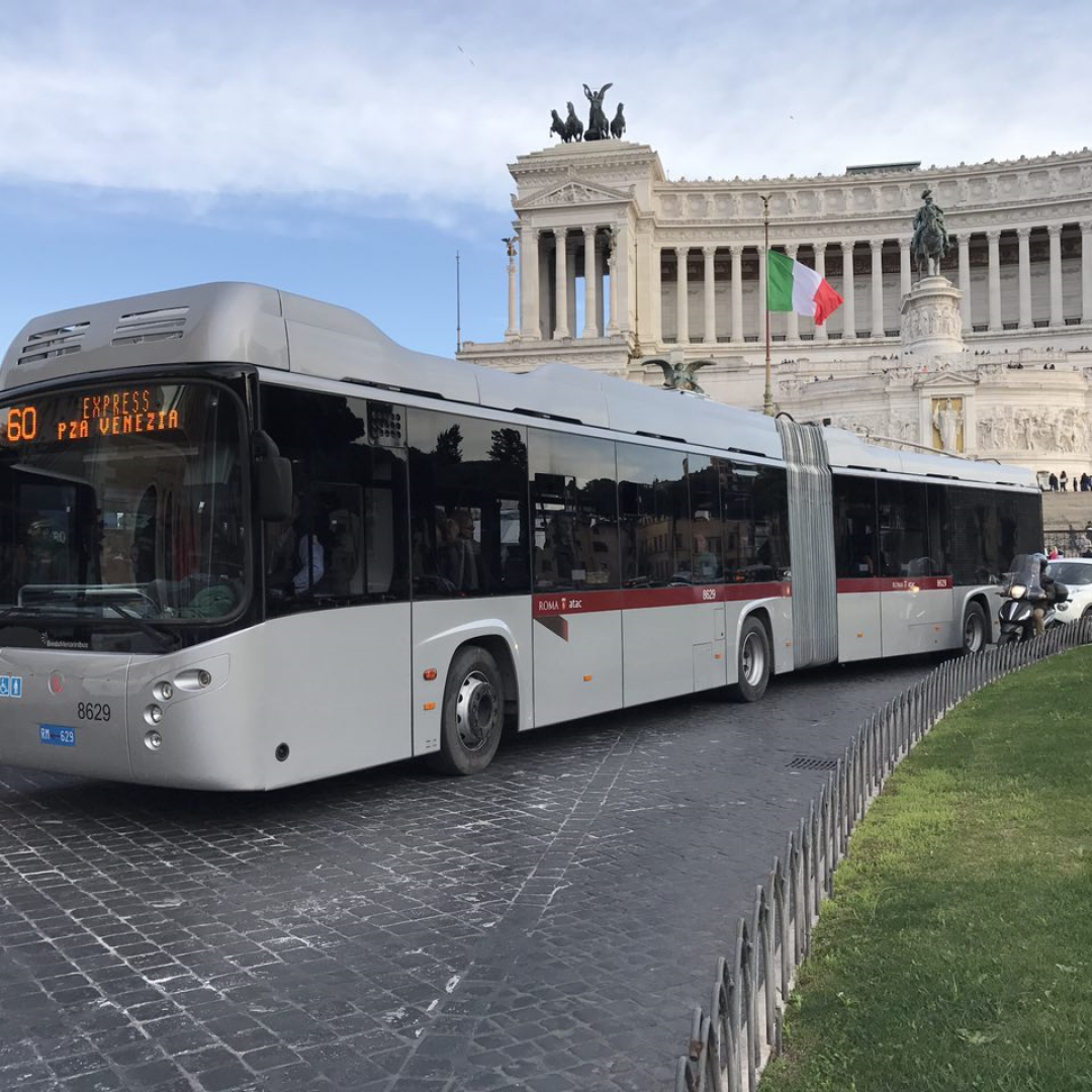 roma  filobus  trasporto pubblico