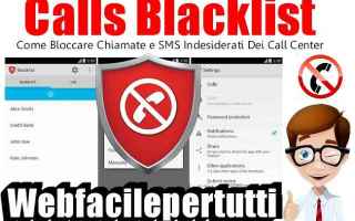App: calls blacklist app call