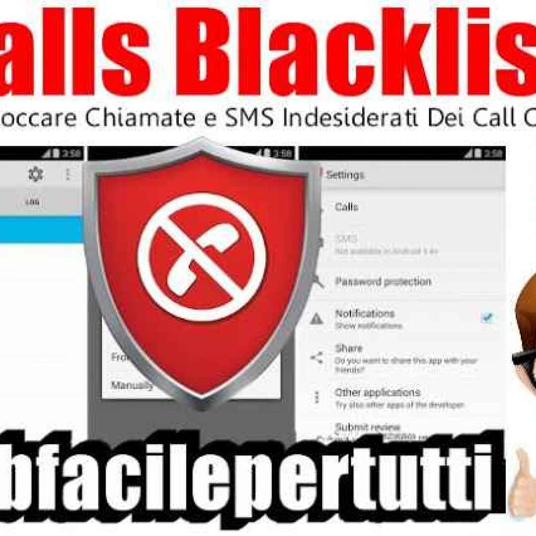 calls blacklist app call