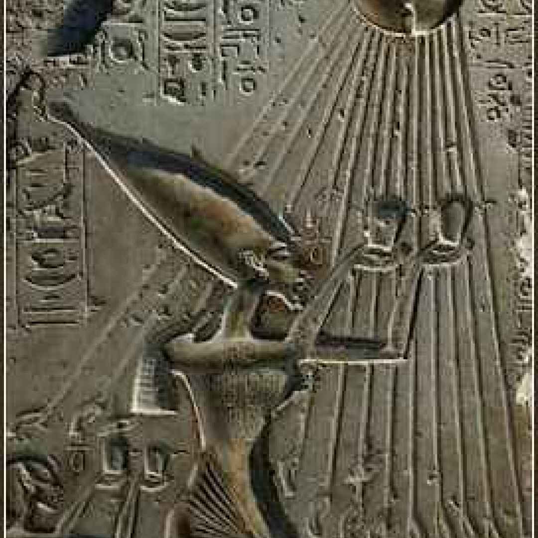 cantico di aton  egizi  mitologia