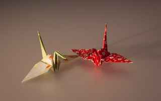 Arte: origami  creatività  piegare la carta  giappone