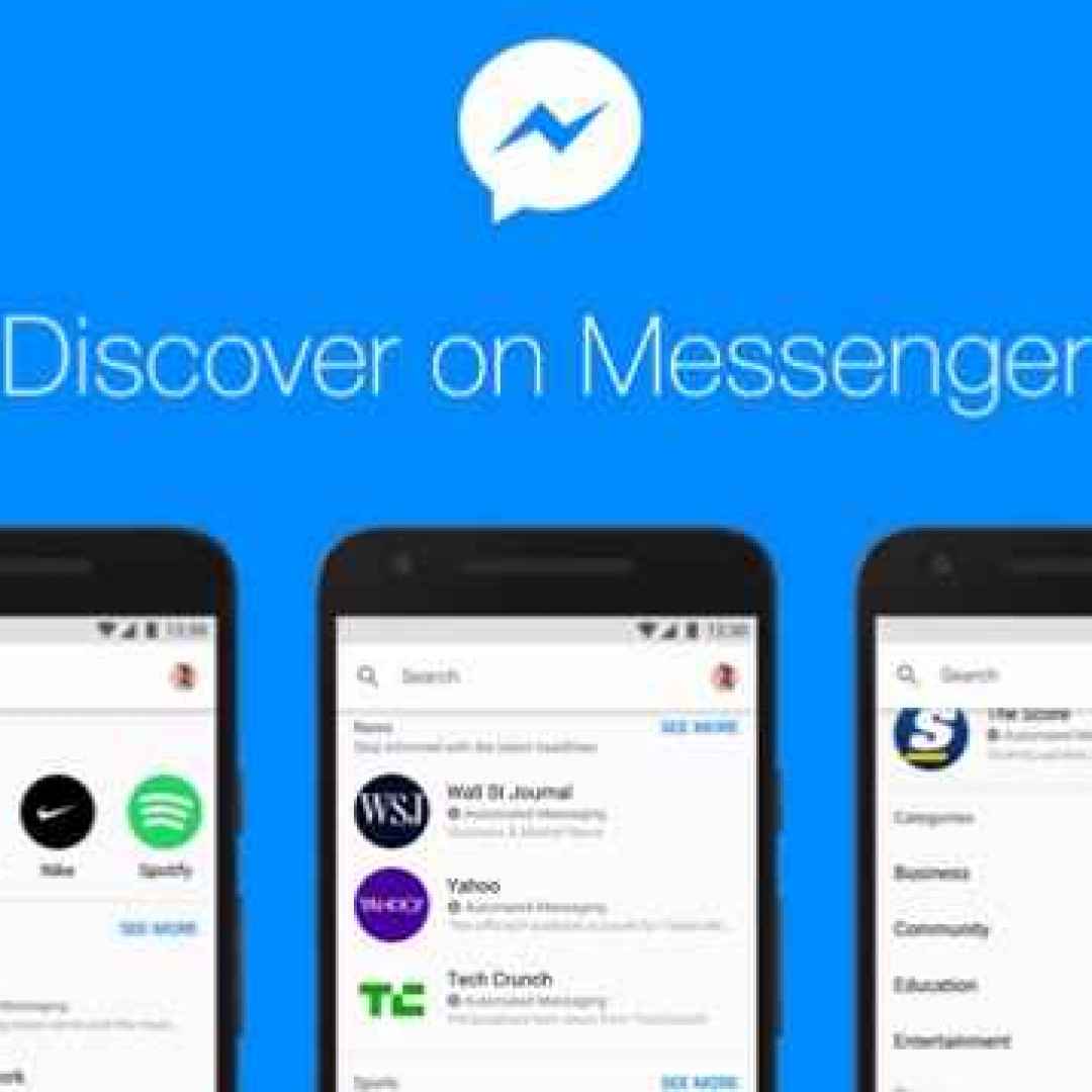 facebook  messenger  discover  bot