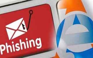 Sicurezza: truffa  email  phishing