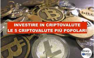 Borsa e Finanza: investire in criptovalute  trading