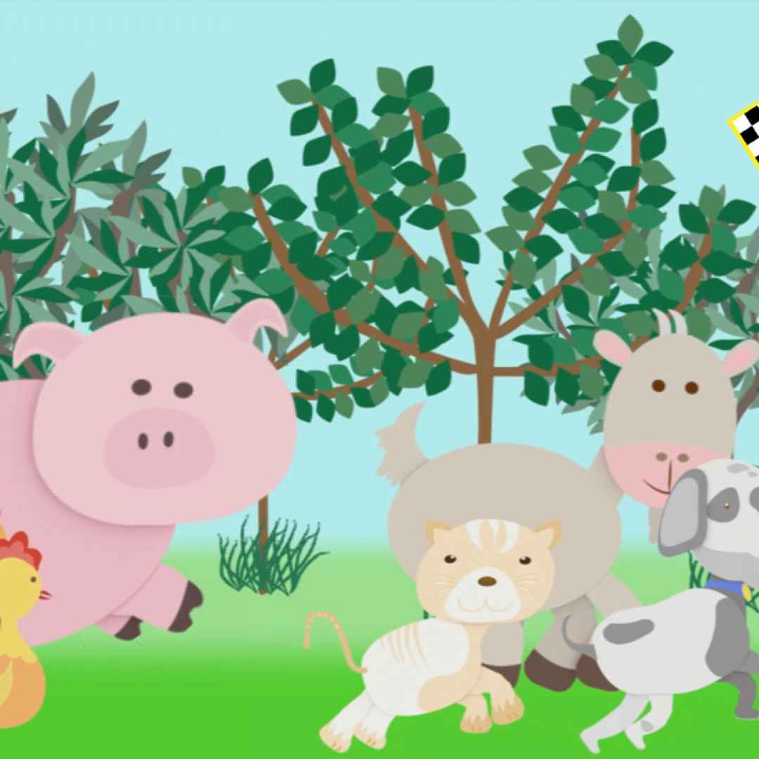 cartoni animati  bambini  animali