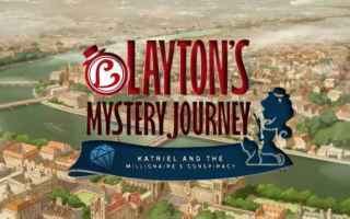 Mobile games: layton  videogame  puzzle