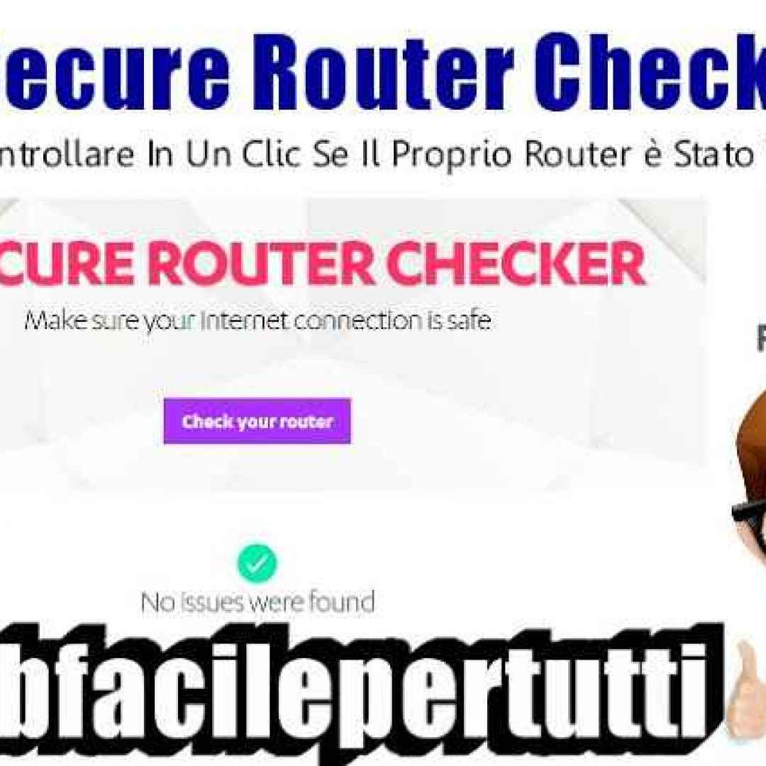 sicurezza router