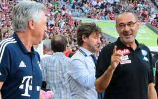 Il Napoli di Maurizio Sarri riceve i complimenti da parte del tecnico del Bayern Monaco, Carlo Ancel
