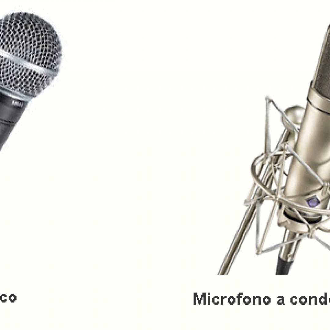 microfono dinamico  microfono a condensa