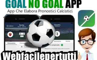 Calcio: goal no goal  app  scommesse