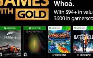 xbox one  games with gold  settembre