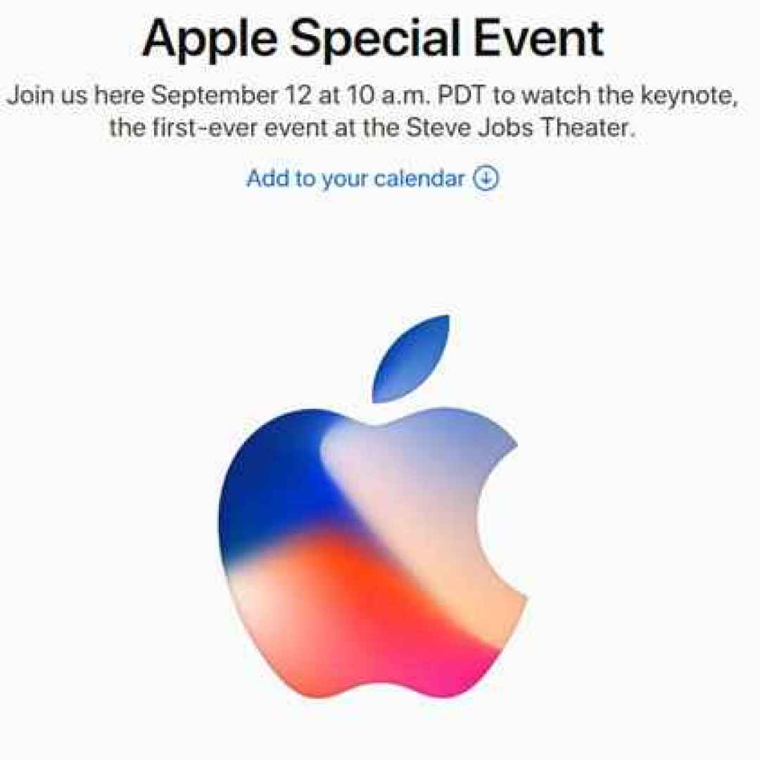 Evento Apple del 12 settembre in diretta live streaming