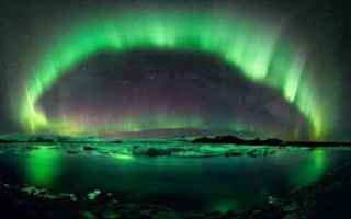 aurora boreale  circolo polare  norvegia