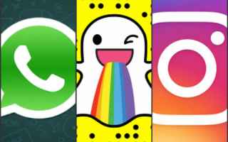 App: snapchat  whatsapp  instagram