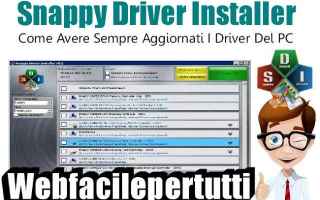 Hardware: snappy driver installare  driver