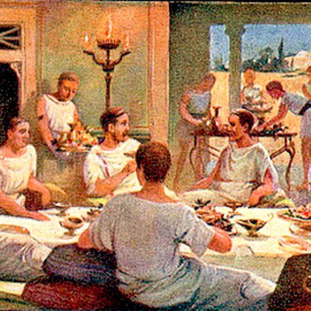 antica roma banchetti  convivia