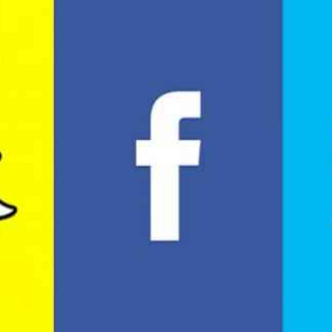 Social: Facebook, Twitter, e Snapchat si sfidano a suon di novità
