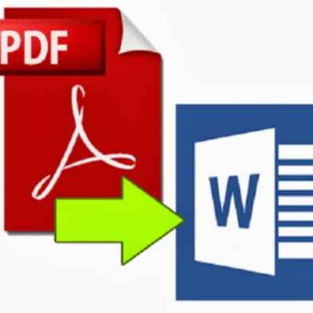 Come convertire PDF con immagine in Word